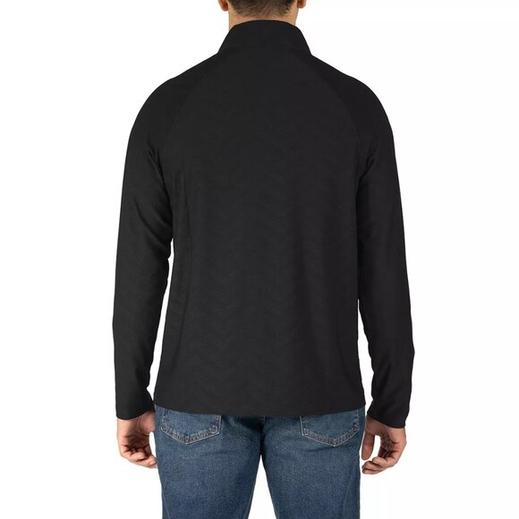 Gerry Men's Active Quarter Zip, Black - Picture 3 of 5